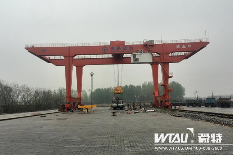 微特配套皖鐵集裝箱門機(jī)，為鐵路貨運(yùn)保駕護(hù)航